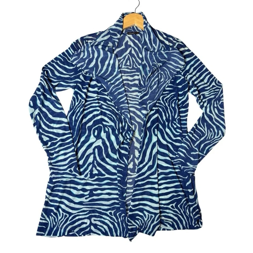 J. McLaughlin Balboa Knit Mesh Breakaway Cardi size L